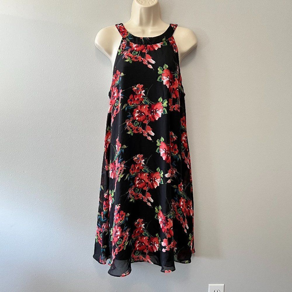 Betsey Johnson Floral Sleeveless Dress Size 12